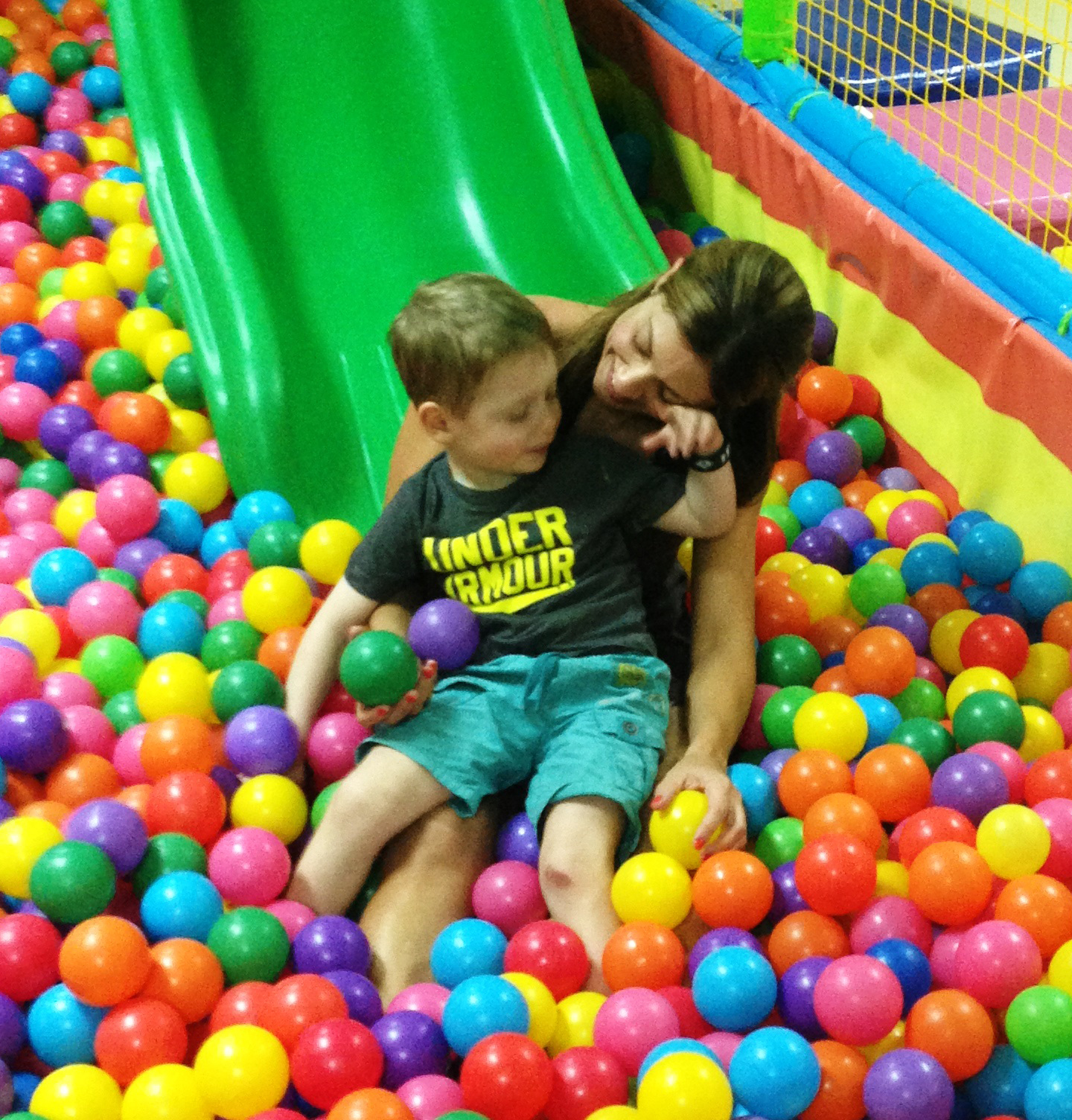 Carly and son