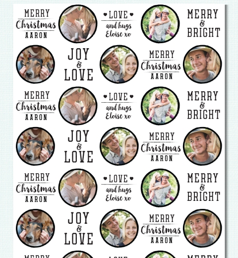 Personalised wrapping paper