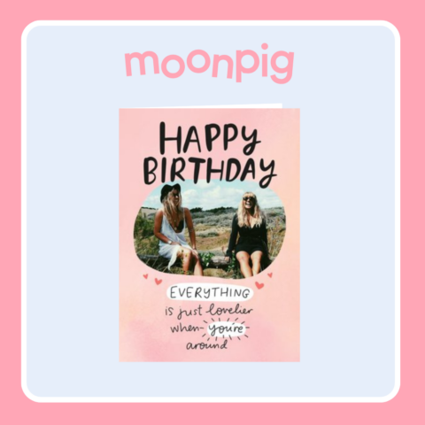 Moonpig – 50% off all cards